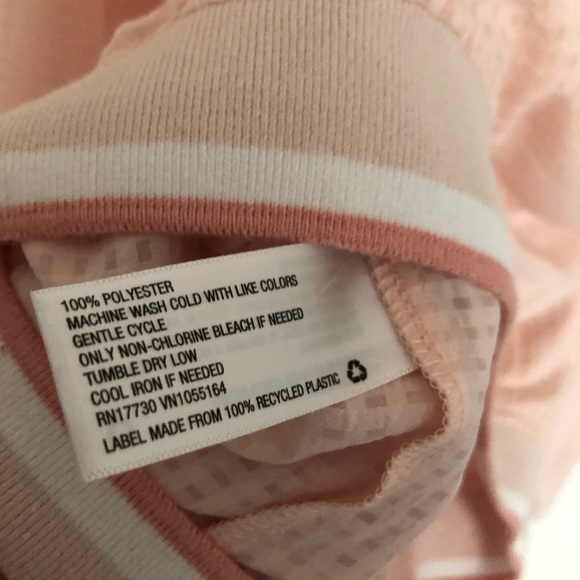 Merona Peach Track Jacket with Stripes - Picture 9 of 9